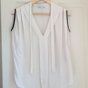 Sandro tie front blouse size 1